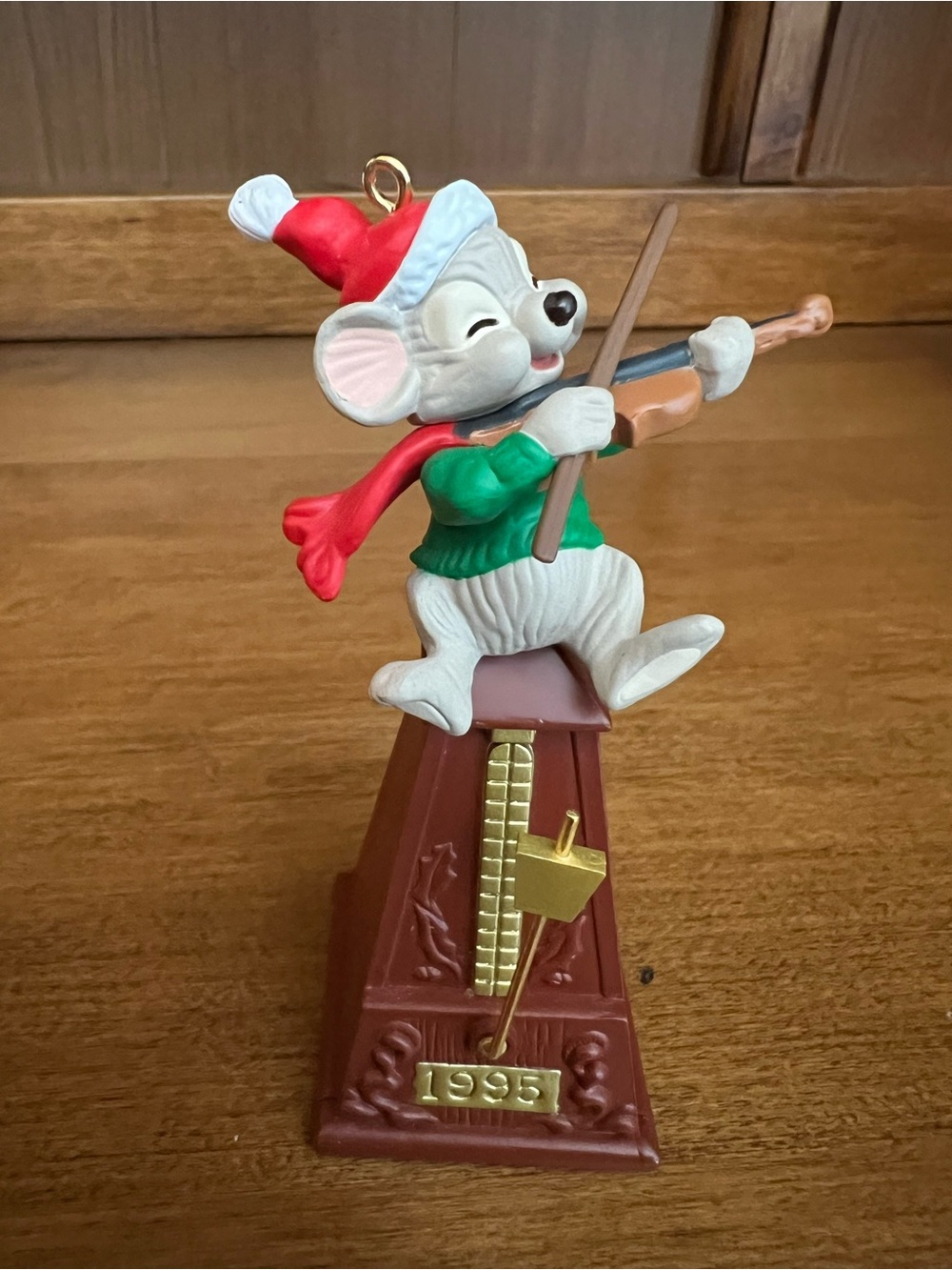 1995 Hallmark Ornament Mouse on Metronome “In Tune with Christmas” - Picture 4 of 8